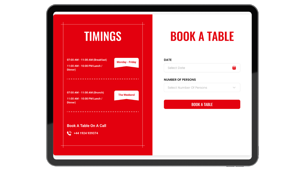 Table Reservation